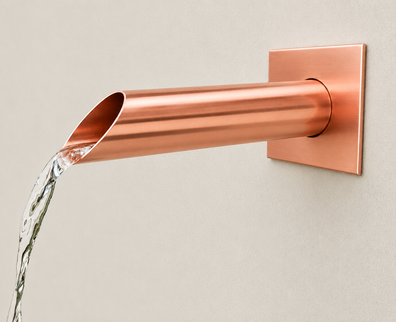 Custom Copper Water Spout 35mm – Made to Your Dimensions