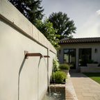 28mm wall-mounted copper water feature spout