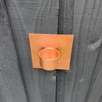Handmade copper tea light holder by Spoutcraft Studio