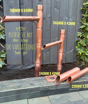 70cm Copper Japanese Sozu Water Feature - product view