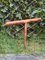 Japanese style copper tee spout garden water feature