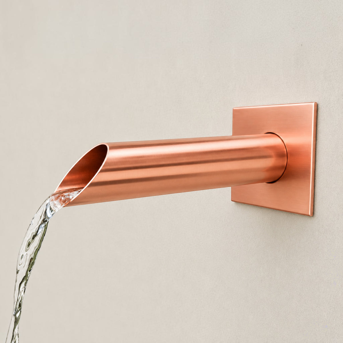 Custom 42mm Copper Water Spout - Made to Measure - product view